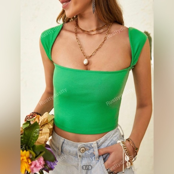 NWT RUSTTYDUSTTY CROPPED TOP, size small - Picture 1 of 6